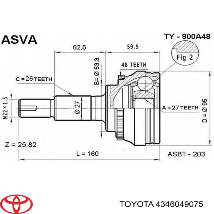 4346049075 Toyota