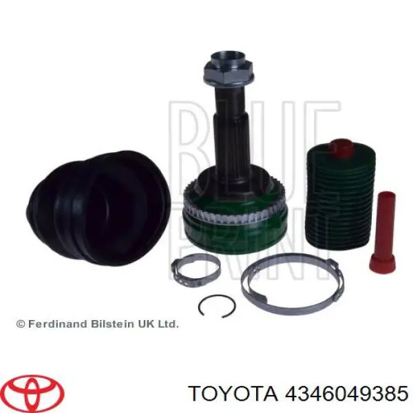 4346049385 Toyota semieixo (acionador dianteiro direito)