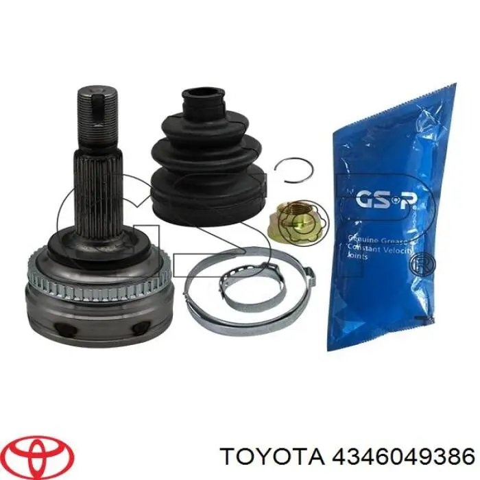 4346049386 Toyota junta homocinética externa dianteira direita