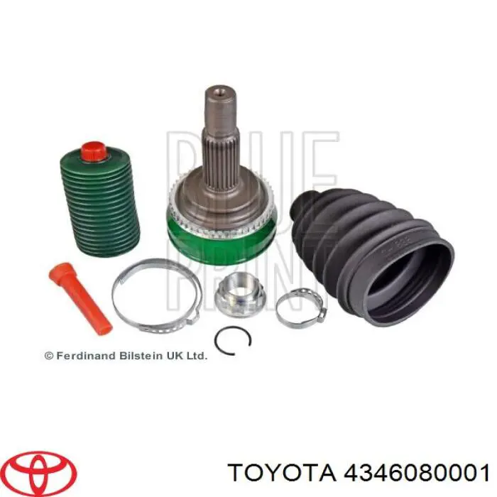 Купить 4346019805 Toyota Шарнир равных угловых скоростей передний правый