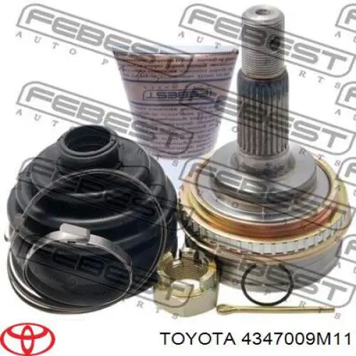 Купить 4347009M11 Toyota Шарнир равных угловых скоростей передний правый