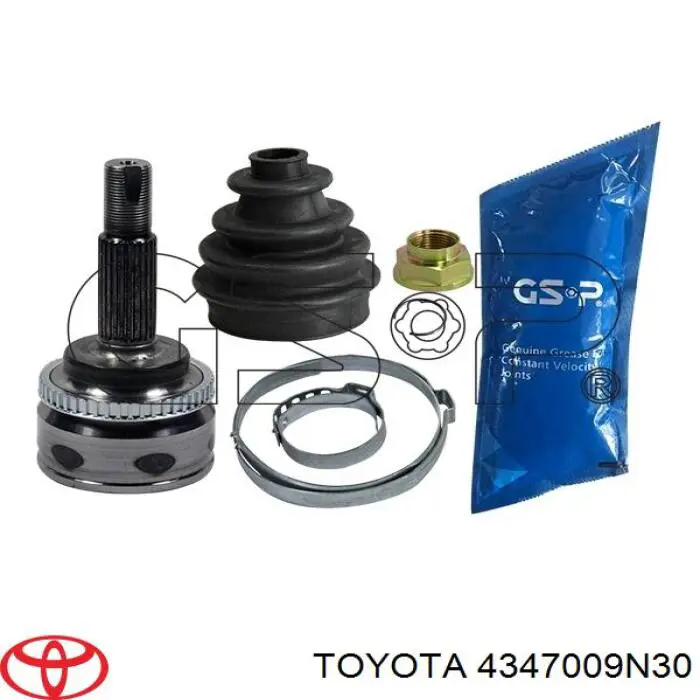 Правая полуось 4347009N30 Toyota