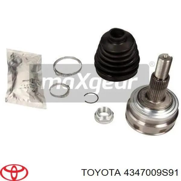 Полуось задняя 4347009S91 Toyota