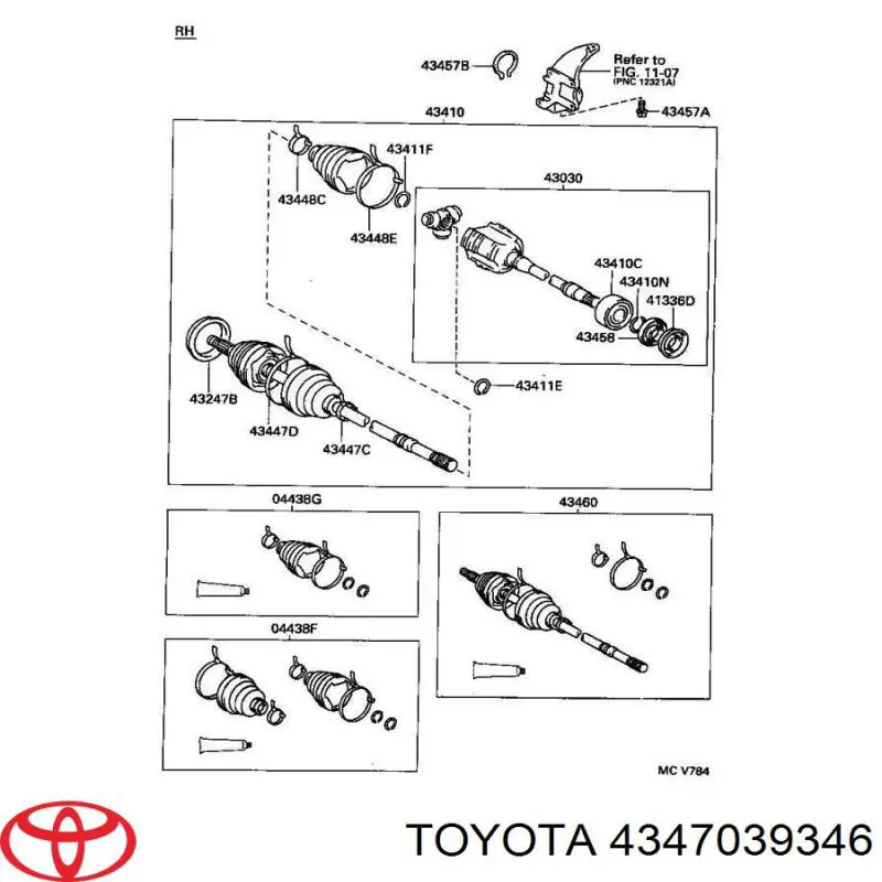  4347039346 Toyota