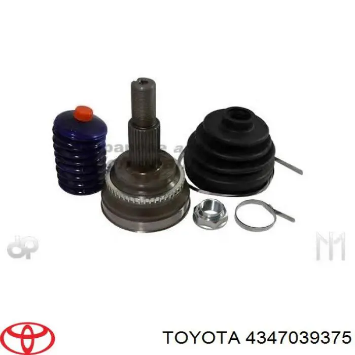 Левая полуось 4347039375 Toyota