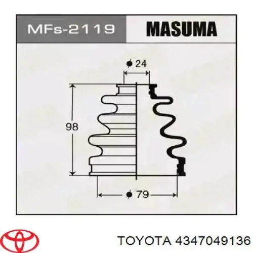  4347049136 Toyota