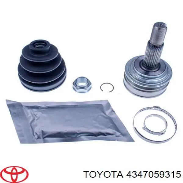 Купить 4347059315 Toyota ШРУС внешний передний, левый