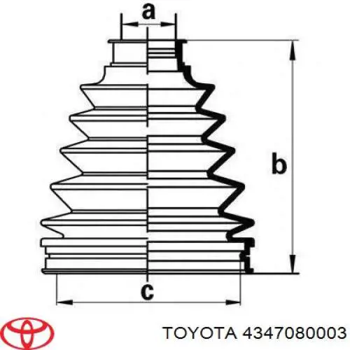 4347080003 Toyota 