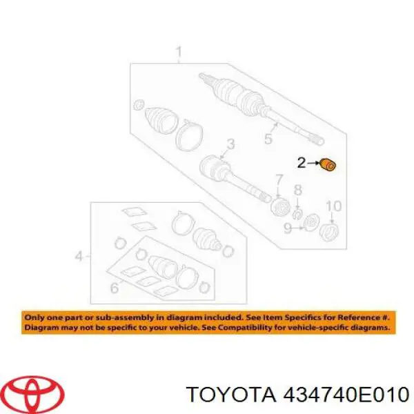  434740E010 Toyota