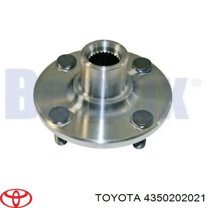 Cubo de rueda delantero 4350202021 Toyota