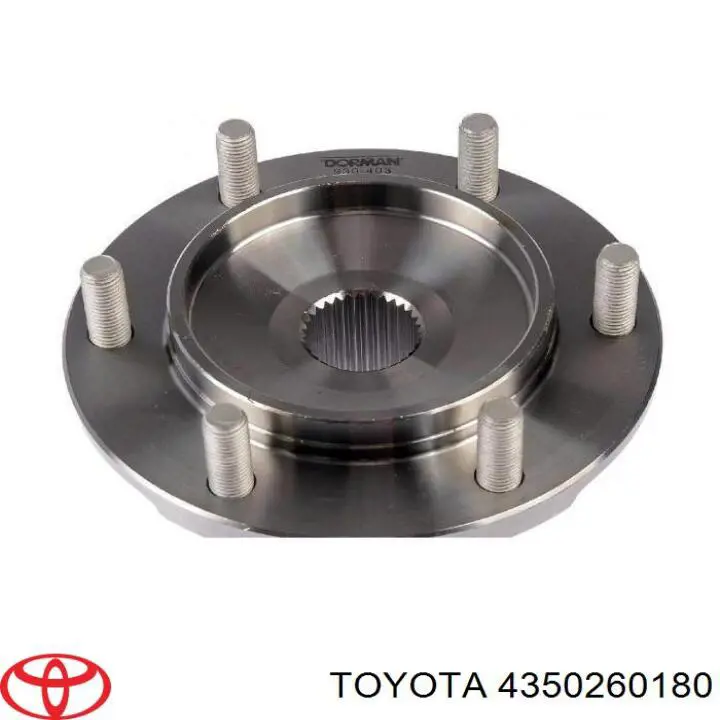 Cubo dianteiro 4350260180 Toyota
