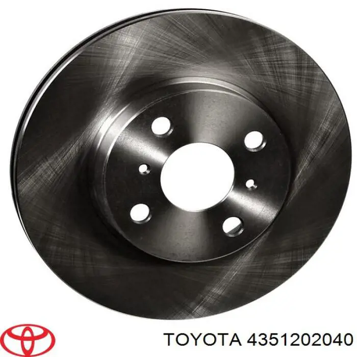 Передние тормозные диски 4351202040 Toyota