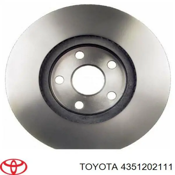 4351202111 Toyota Диск тормозной передний