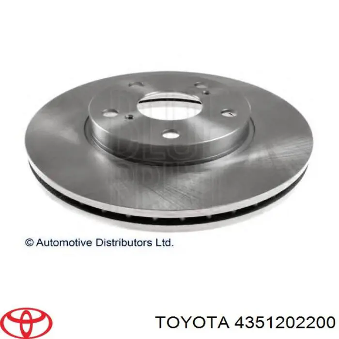 Тормоз дисковый передний Toyota 4351202200 цена, от 39.32 USD