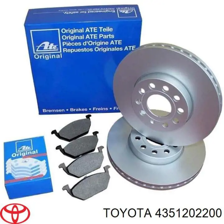4351202200 Toyota Диск тормозной передний