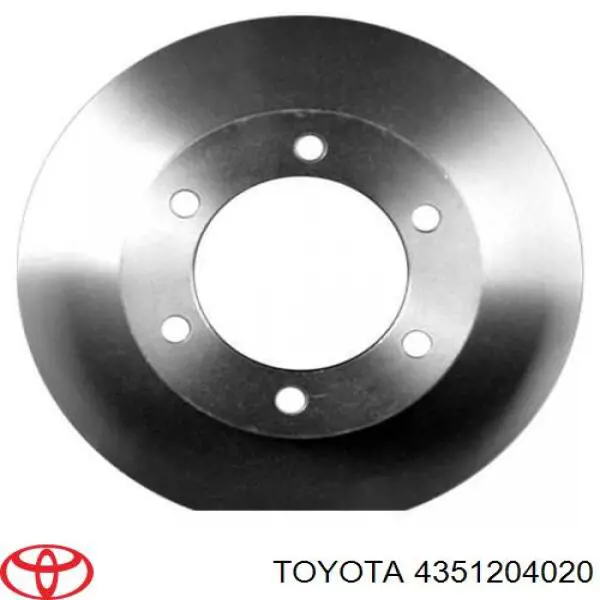 Передние тормозные диски 4351204020 Toyota