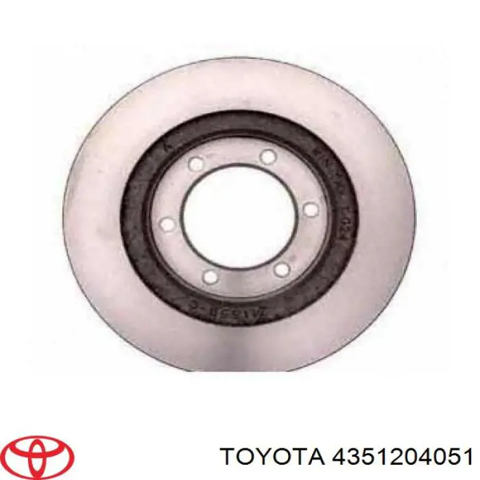 Передние тормозные диски 4351204051 Toyota