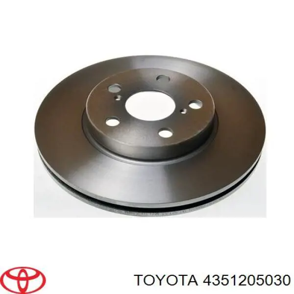 4351205030 Toyota Disco do freio dianteiro
