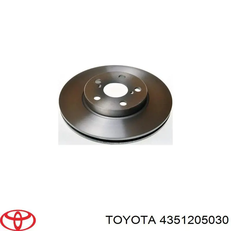 4351205030 Toyota диск тормозной передний