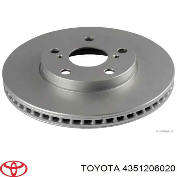 Freno de disco delantero 4351206020 Toyota