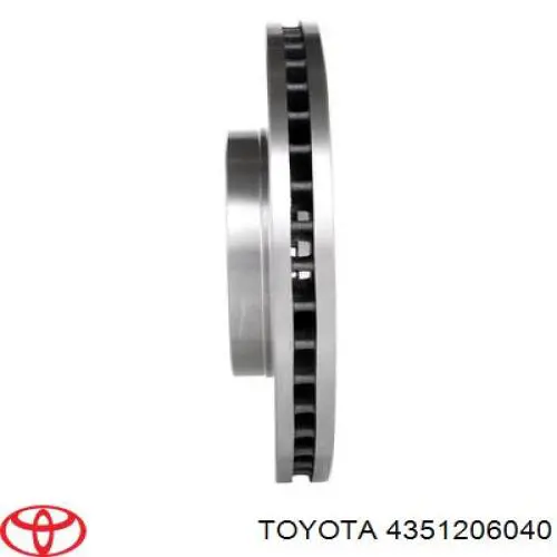 4351206040 Toyota Диск тормозной передний