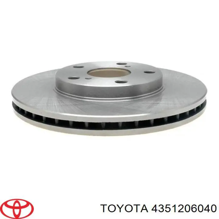 Freno de disco delantero 4351206040 Toyota