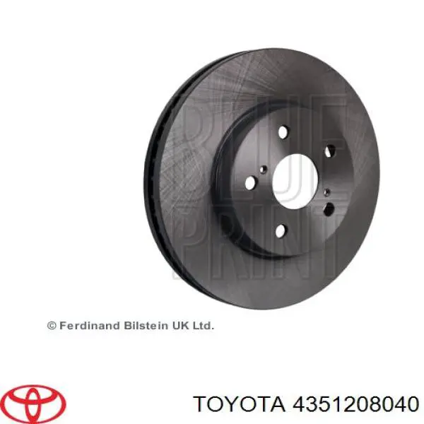 Передний тормозной диск Toyota 4351208040