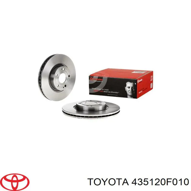 Тормоз дисковый передний Toyota 435120F010 цена, от 50.18 USD