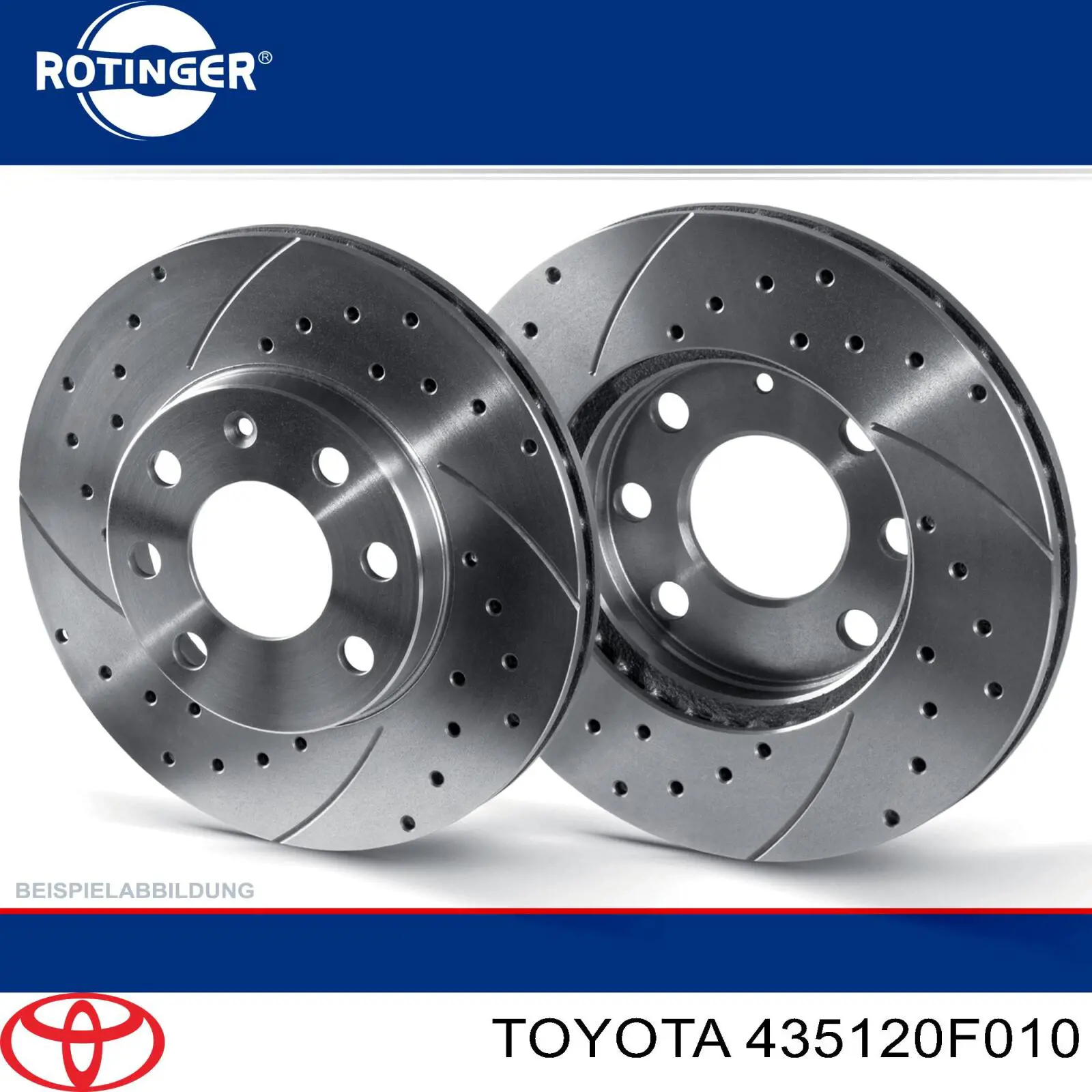Тормоз дисковый передний Toyota 435120F010 цена, от 50.18 USD