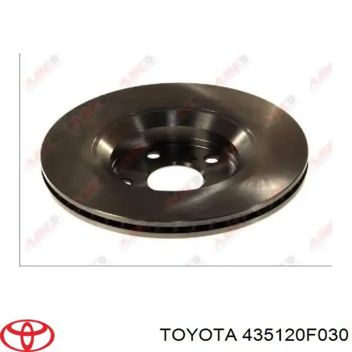 Передние тормозные диски 435120F030 Toyota
