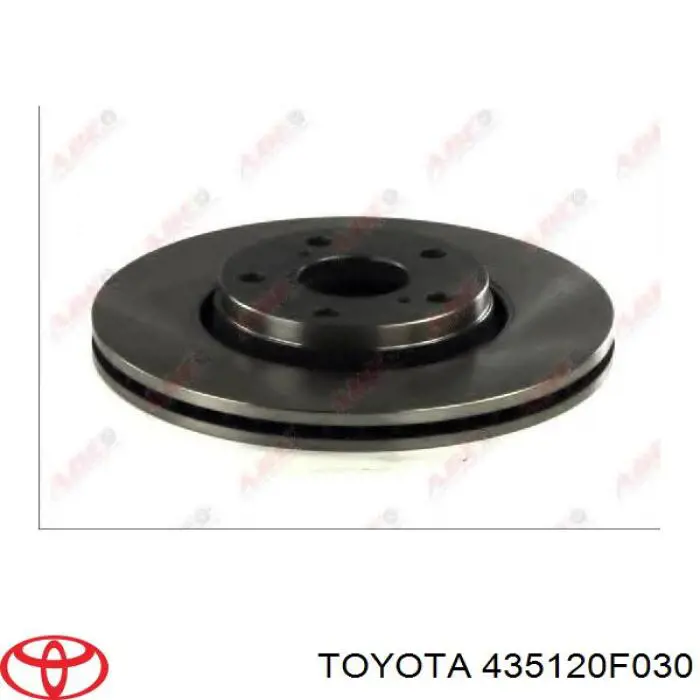 Передний тормозной диск Toyota 435120F030