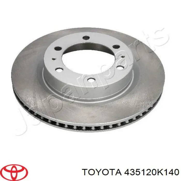 435120K140 Toyota диск тормозной передний