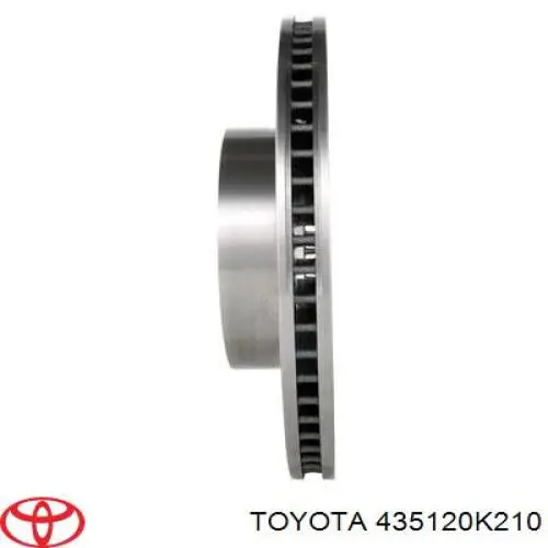 Передние тормозные диски 435120K210 Toyota