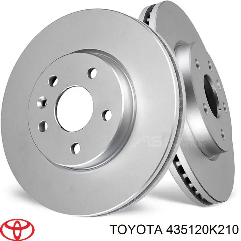 435120K210 Toyota Диск тормозной передний