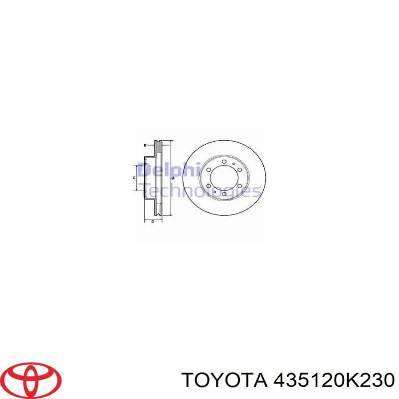 435120K230 Toyota 