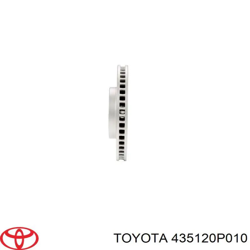 Передние тормозные диски 435120P010 Toyota