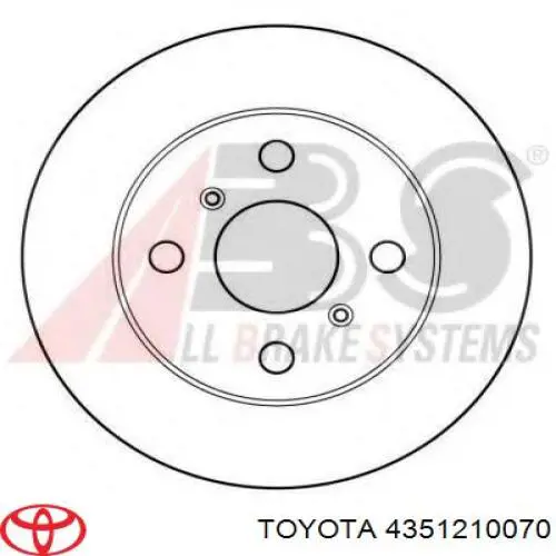 Тормоз дисковый передний Toyota 4351210070 цена, от 24.09 USD