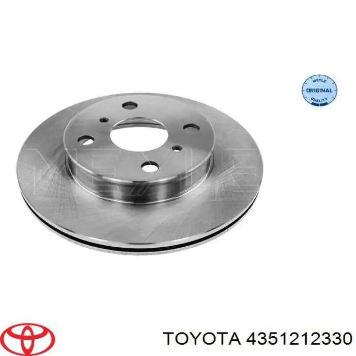 Передние тормозные диски 4351212330 Toyota