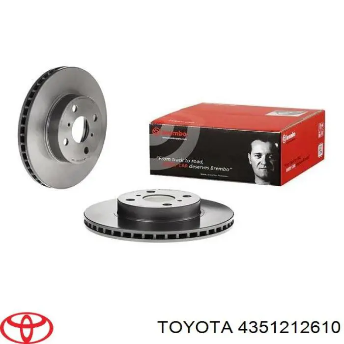 Передние тормозные диски 09A71321 Brembo