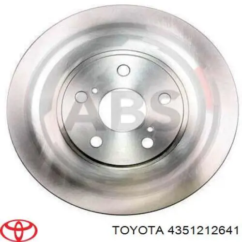 Передние тормозные диски 4351212641 Toyota