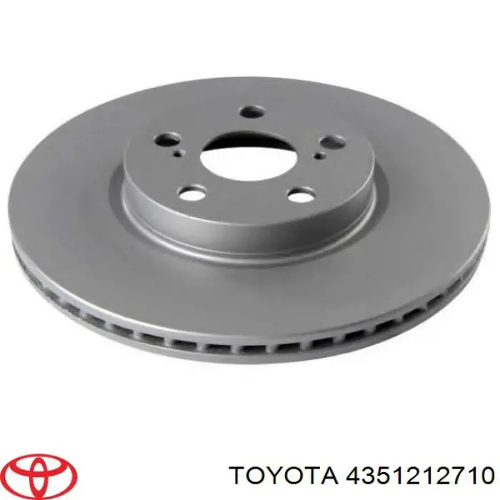 Передние тормозные диски 4351212710 Toyota