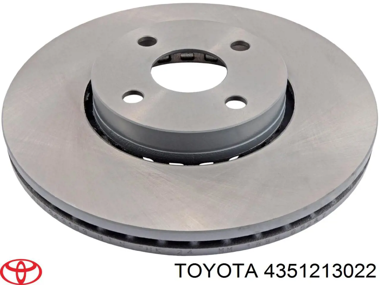 4351213022 Toyota диск тормозной передний