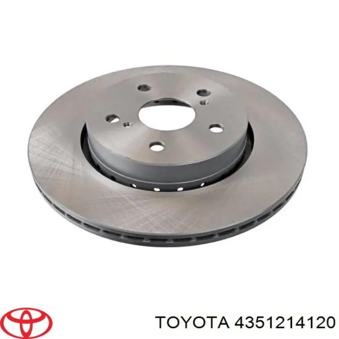 Передние тормозные диски 4351214120 Toyota