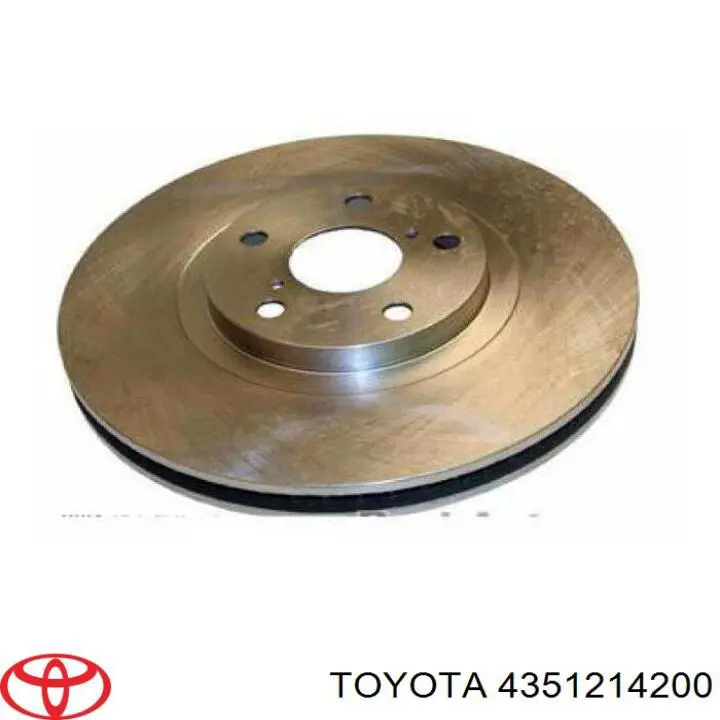 Передние тормозные диски 4351614030 Toyota