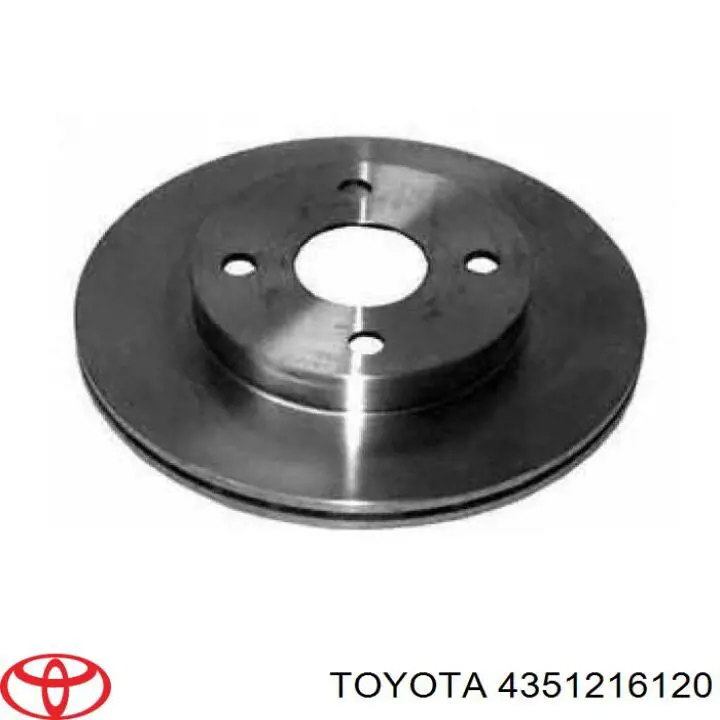 Передние тормозные диски 4351216120 Toyota