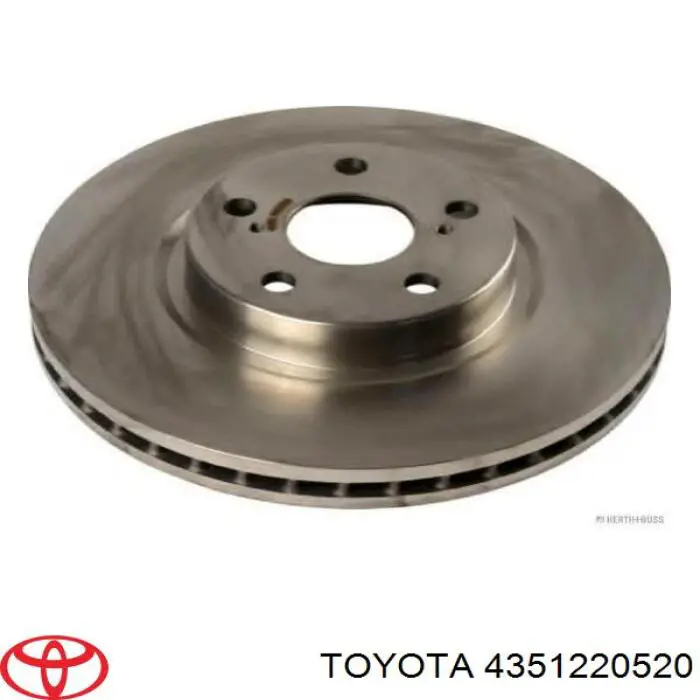 4351220670 Toyota Диск тормозной передний