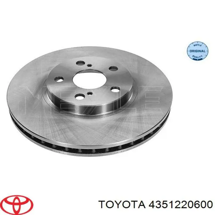 4351220600 Toyota диск тормозной передний