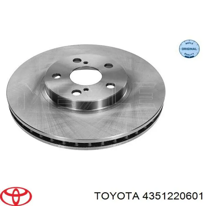 4351220601 Toyota диск тормозной передний