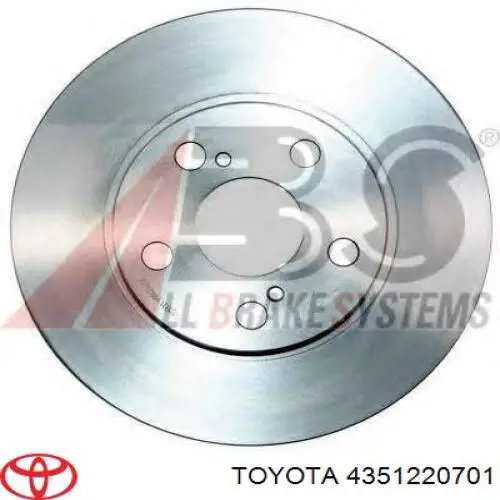 Тормоз дисковый передний Toyota 4351220701 цена, от 32.21 USD