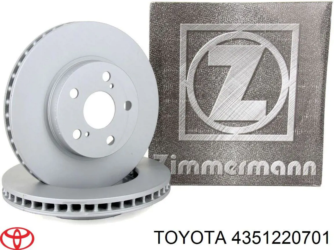 4351220701 Toyota Диск тормозной передний